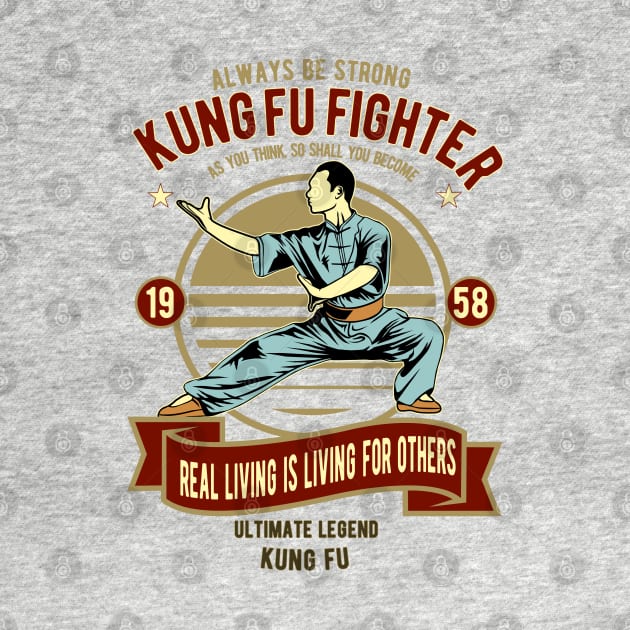 Vintage Kung Fu Fighter by RockabillyM